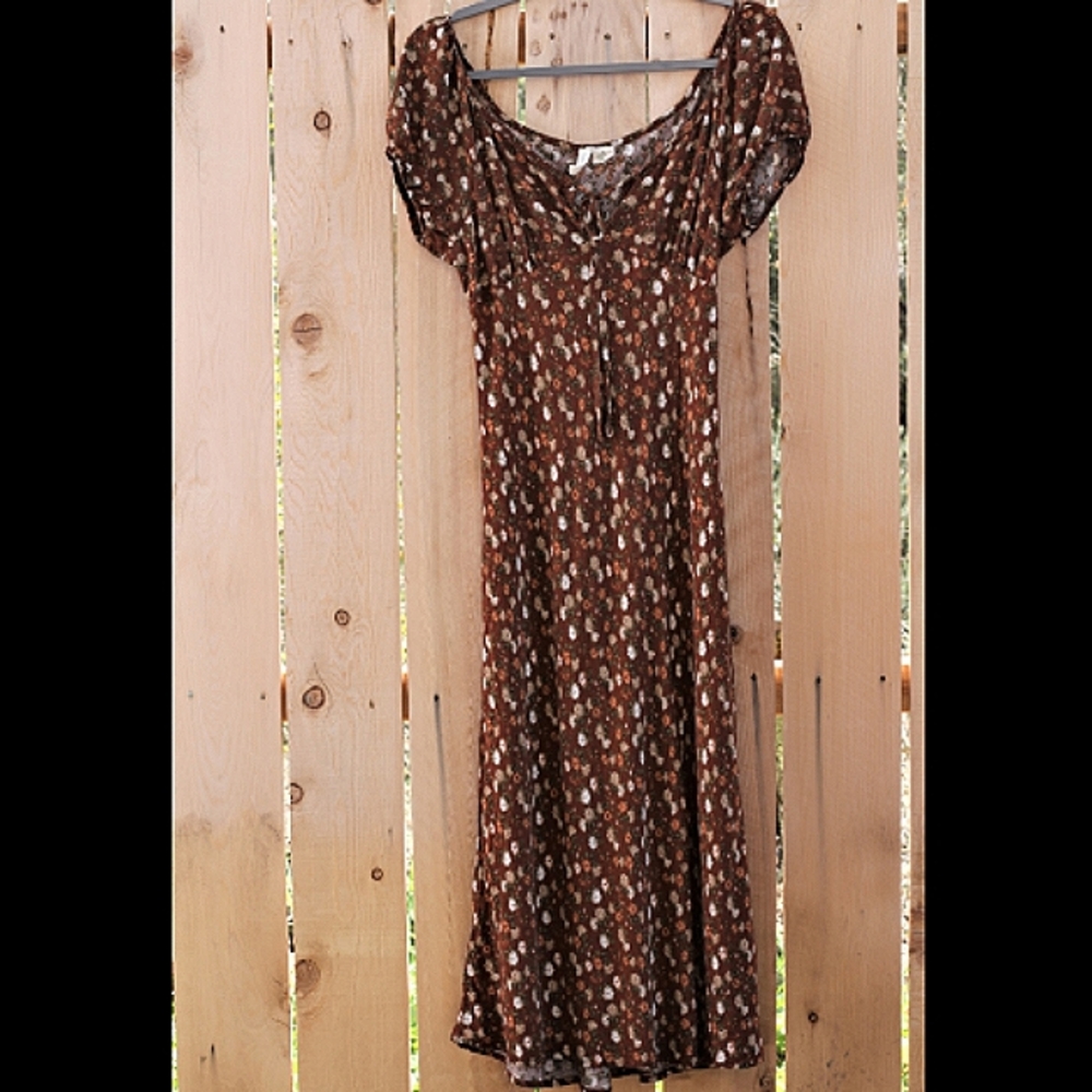 Sky and Sparrow Floral Midi Dress